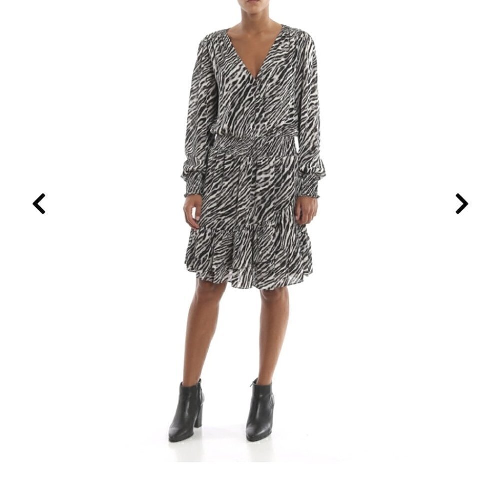 NWT Michael Kors zebra crepe Dress
